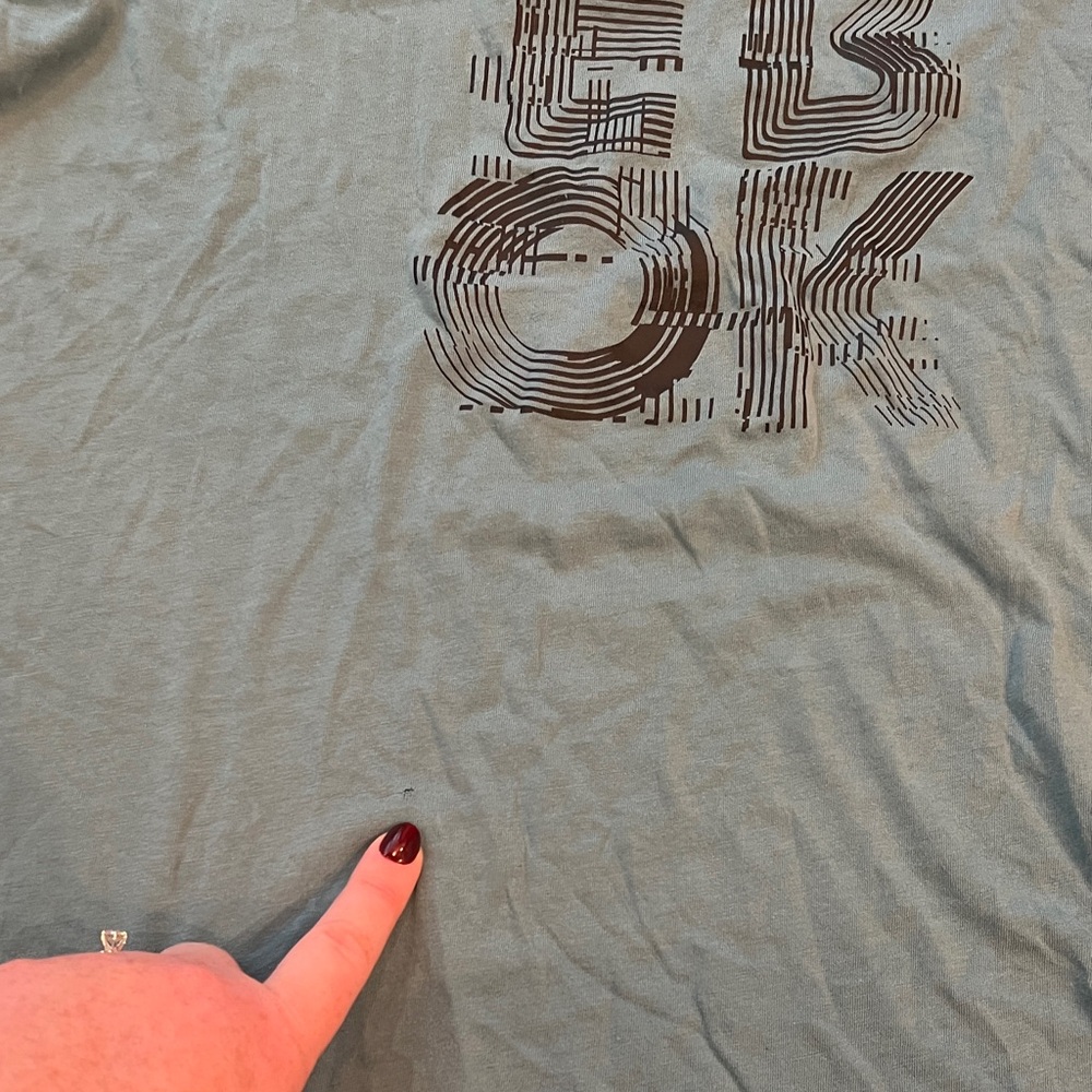 Reebok Men's Teal Graphic Tee - Picture 6 of 8